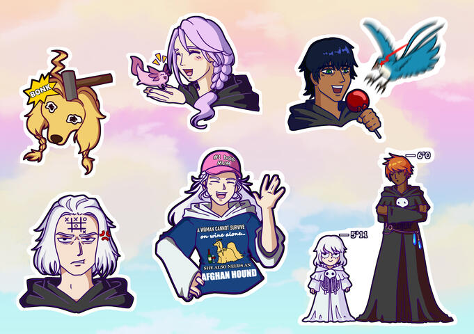 FFXIV Elpis Sticker Sheet